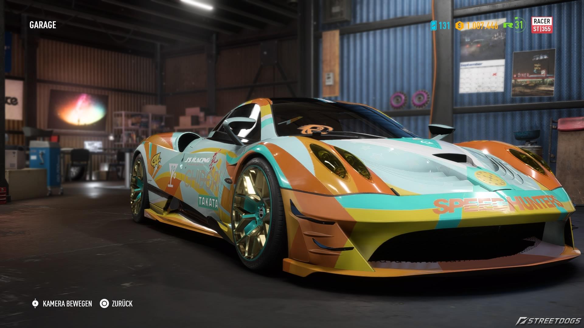 Pagani Huayra BC in Fortune Valley